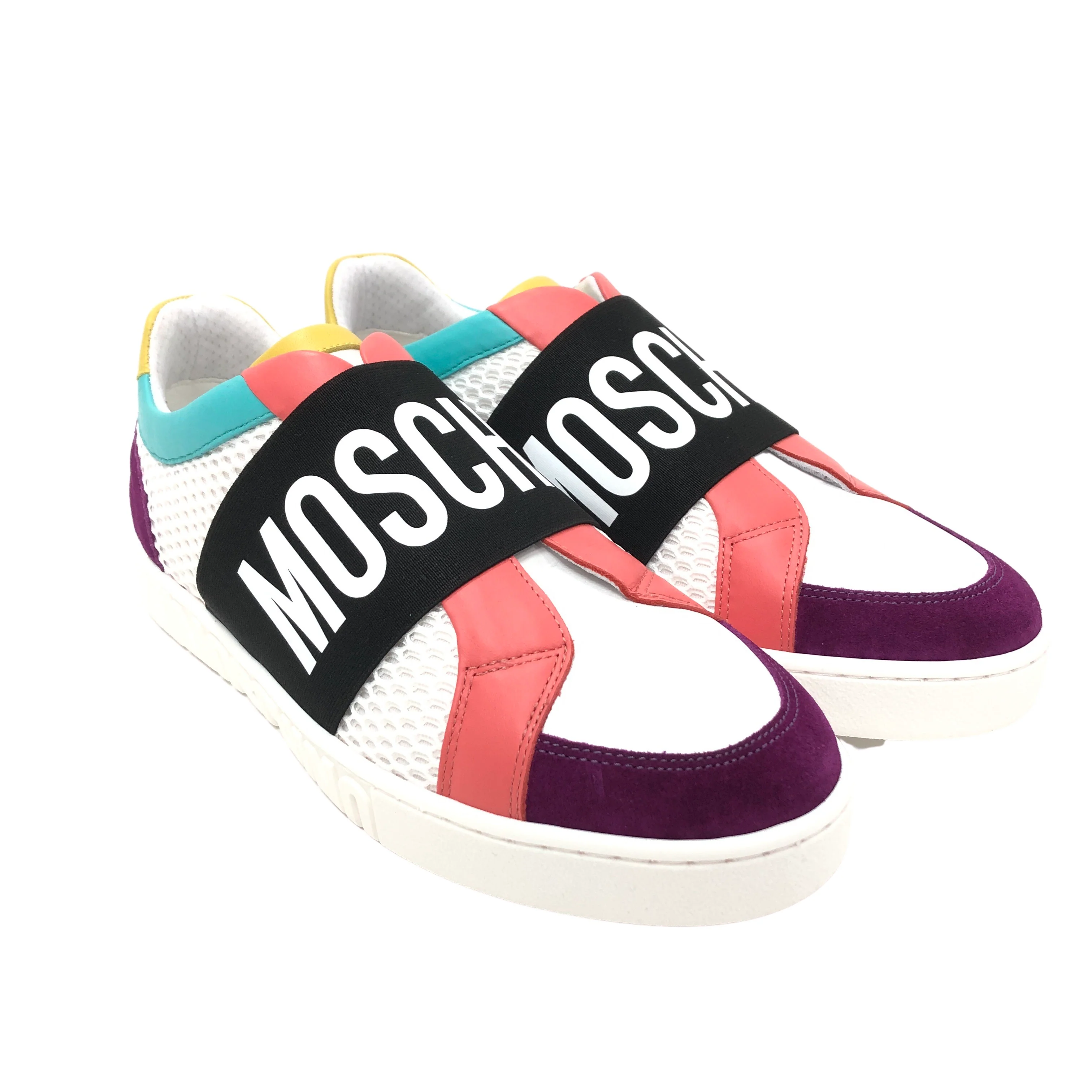 Calfskin Sneaker With Strap (Multi) - Image 2