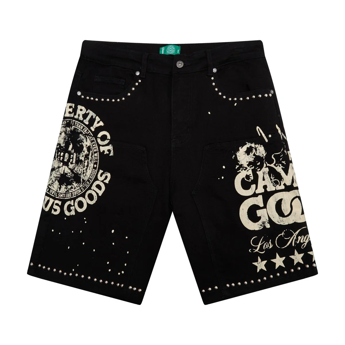 Campus “Seraph” Black Denim Jorts