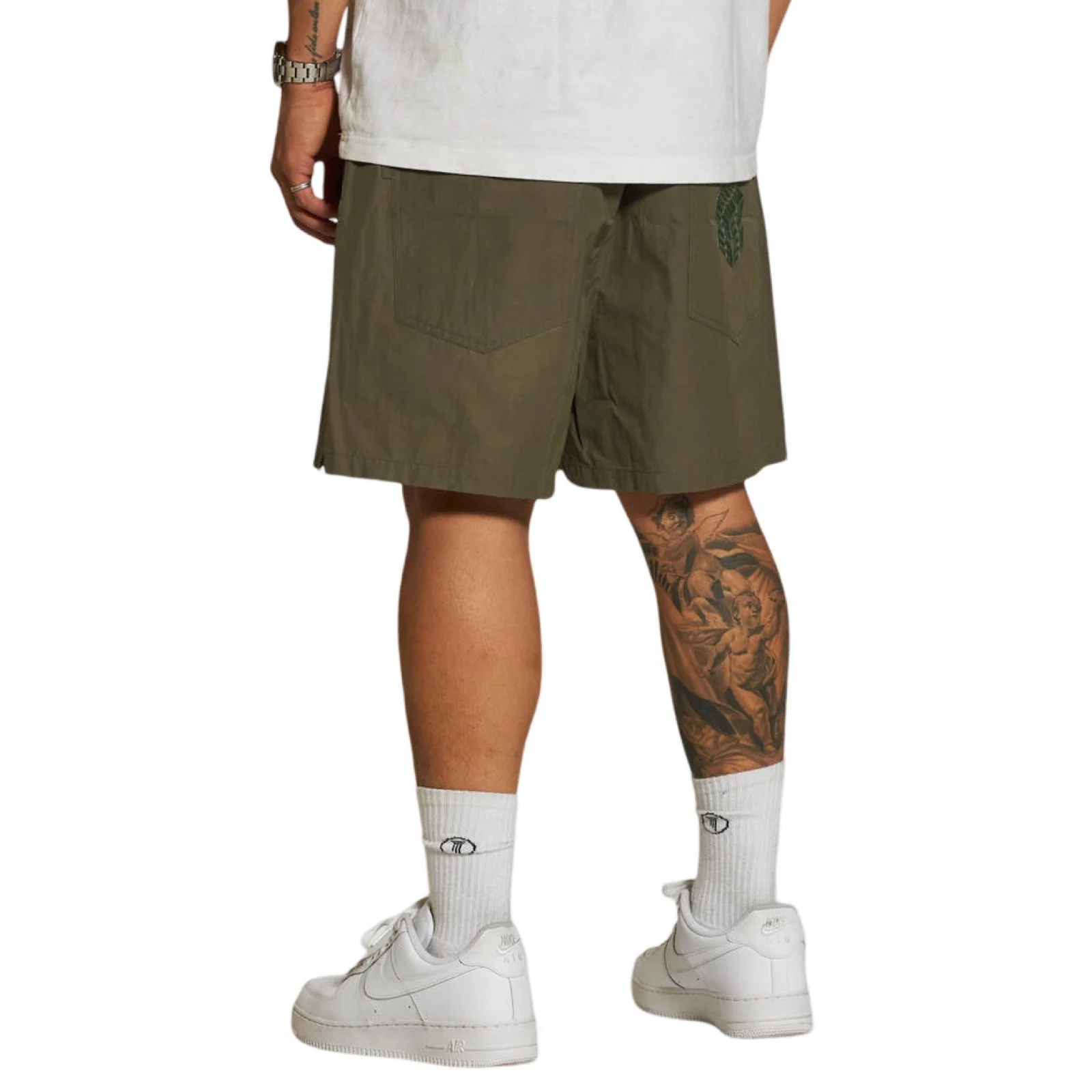 Crysp Olive Boulder Shorts (007) - Image 2