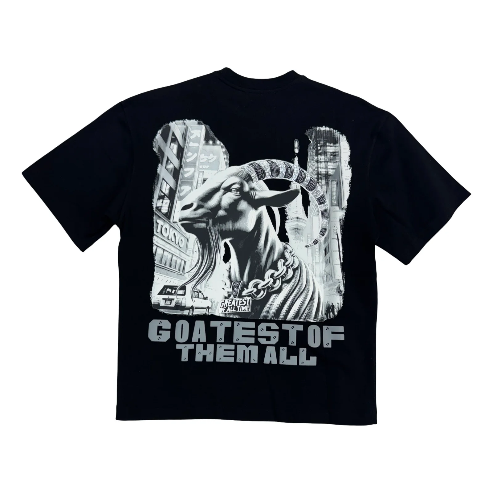 Denim City “Goat” Black/Grey Stones Tee