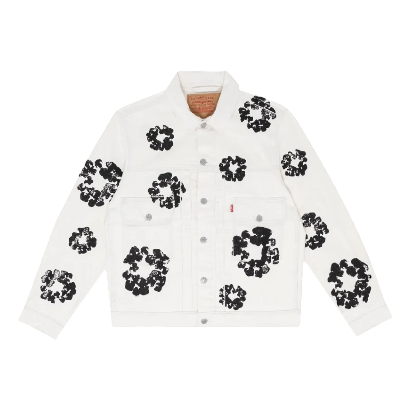 Denim Tears Type 2 All Over Wreath White Jacket