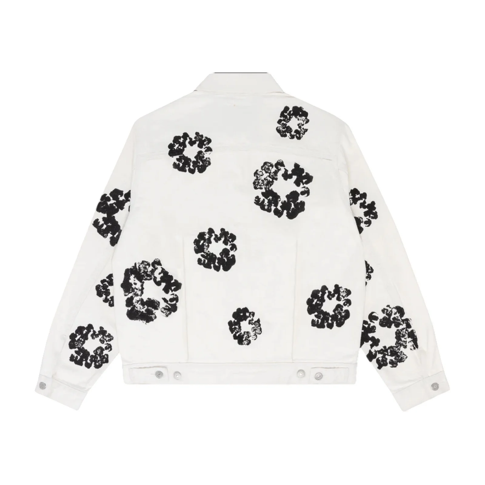 Denim Tears Type 2 All Over Wreath White Jacket - Image 2