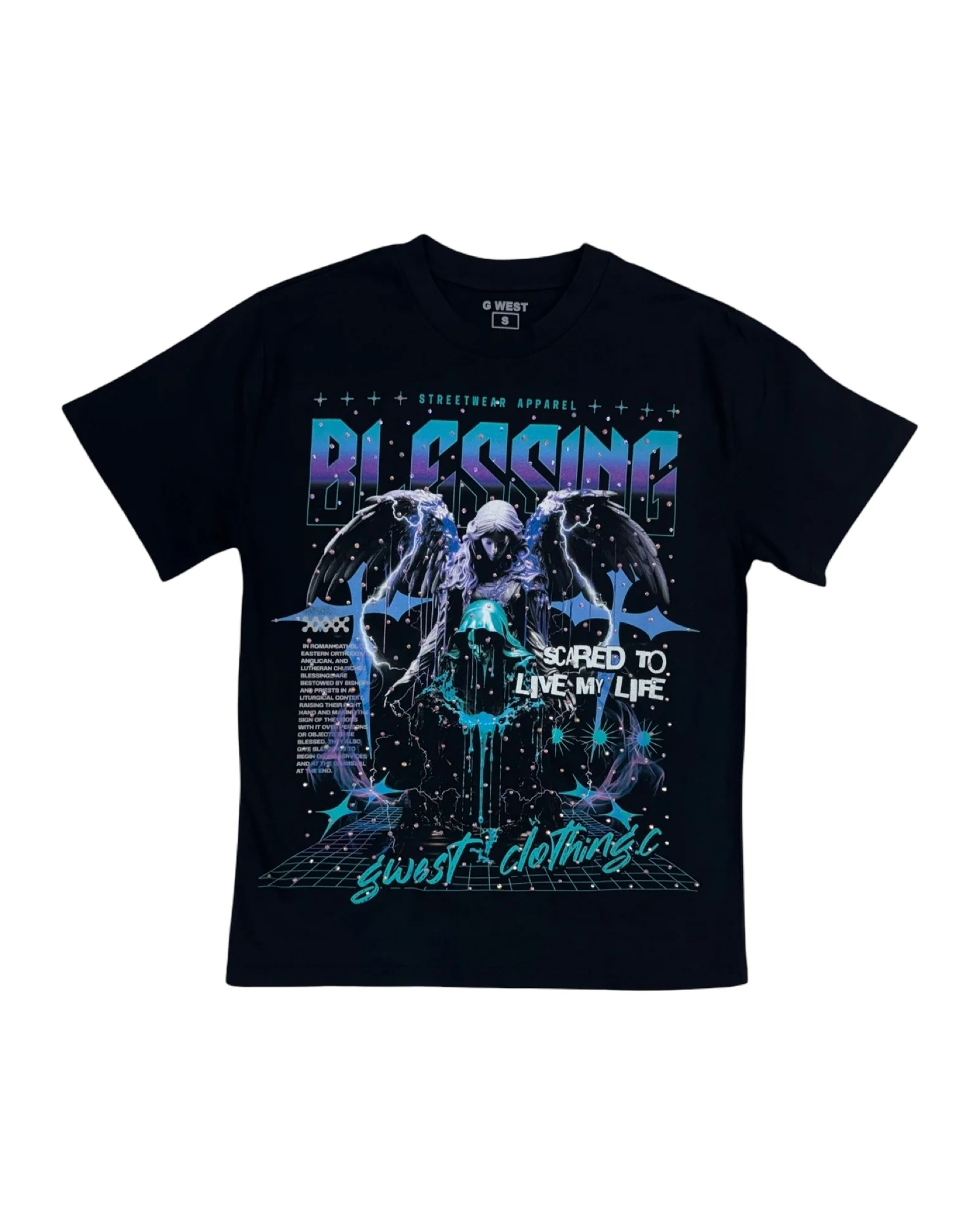 G West “Blessing” Stones Black Tee