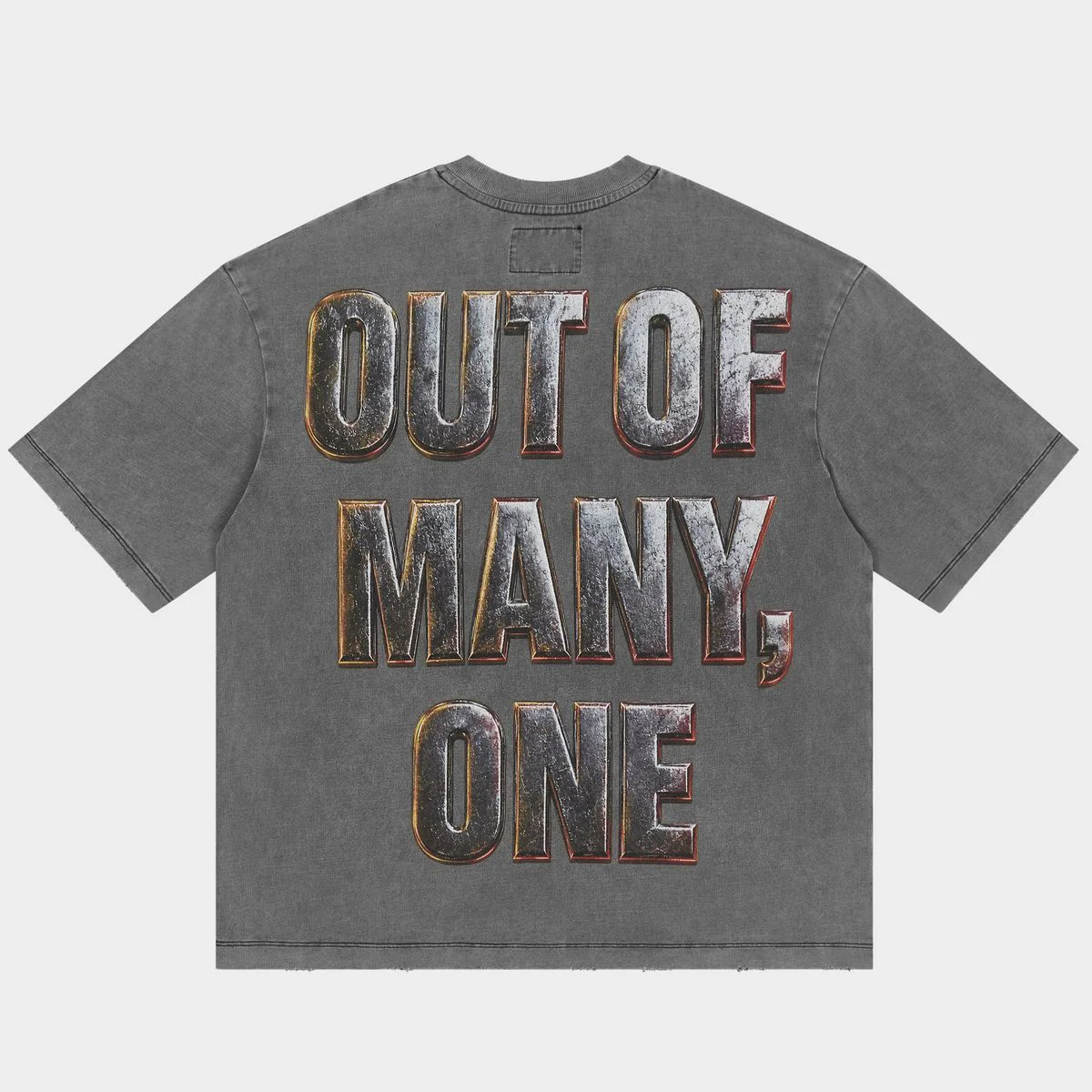 Godspeed “Omerta” Grey Wash Tee - Image 3