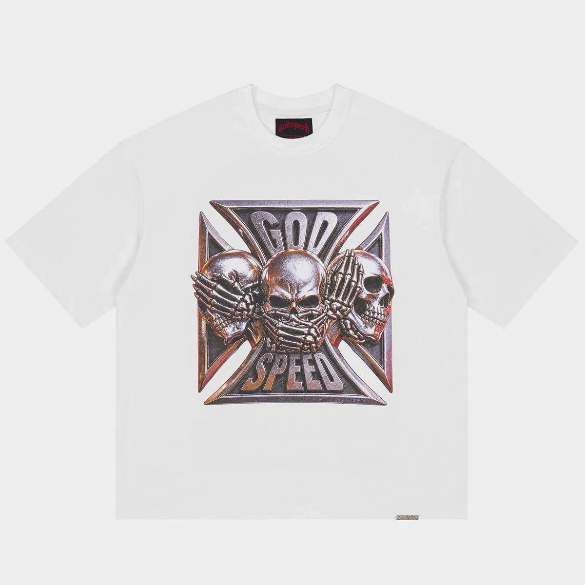 Godspeed “Omerta” White Tee