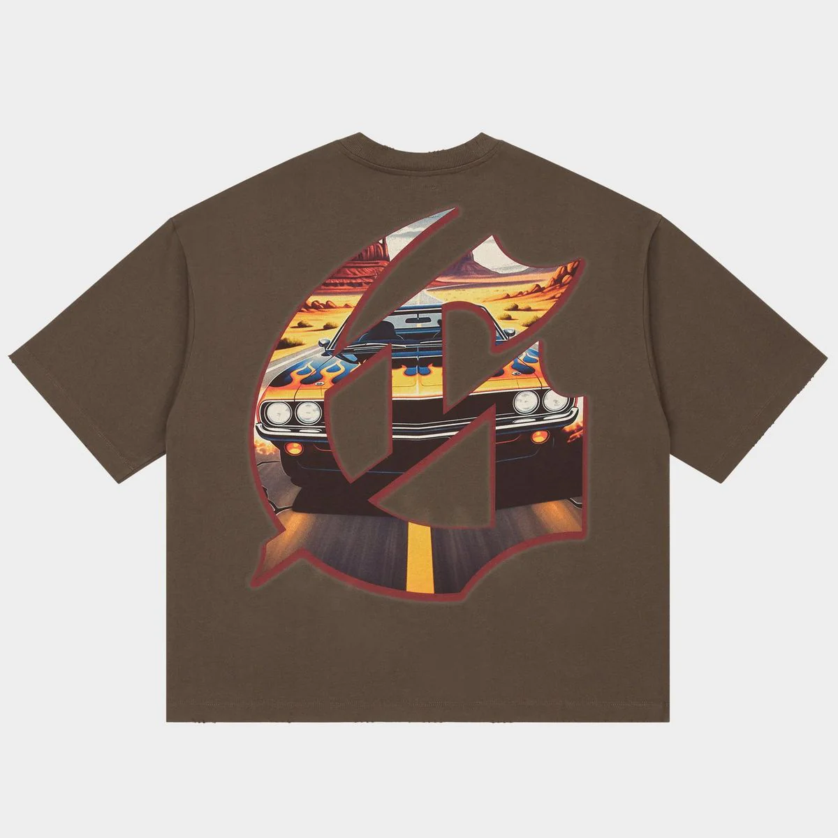 Godspeed “On The Run II” Brown Tee - Image 3
