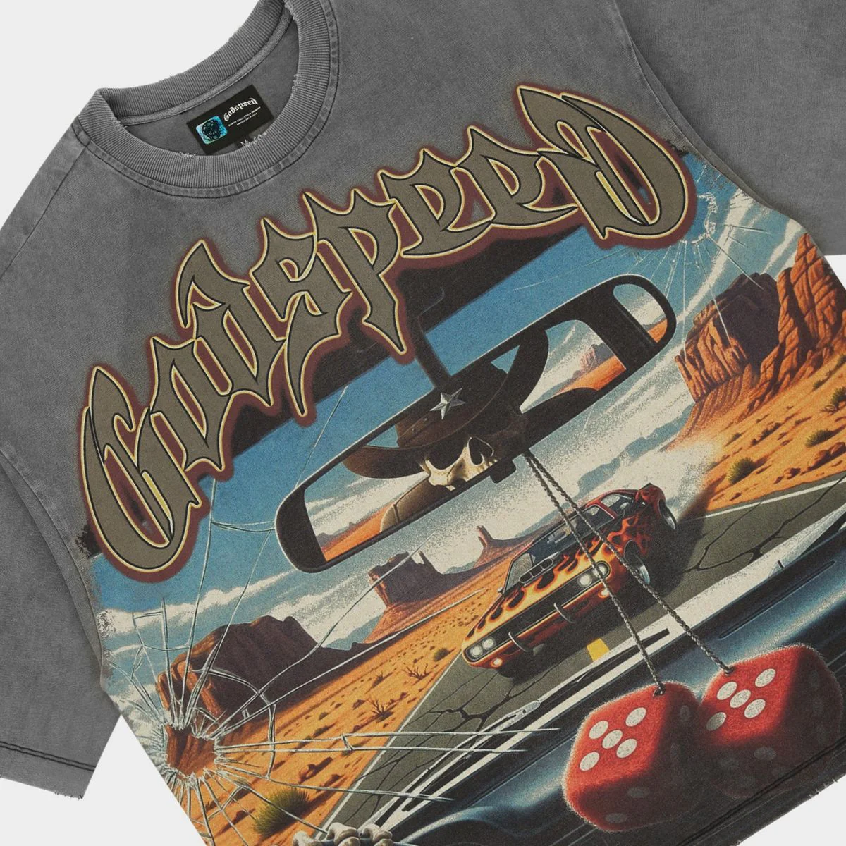 Godspeed “On The Run II” Grey Tee - Image 2
