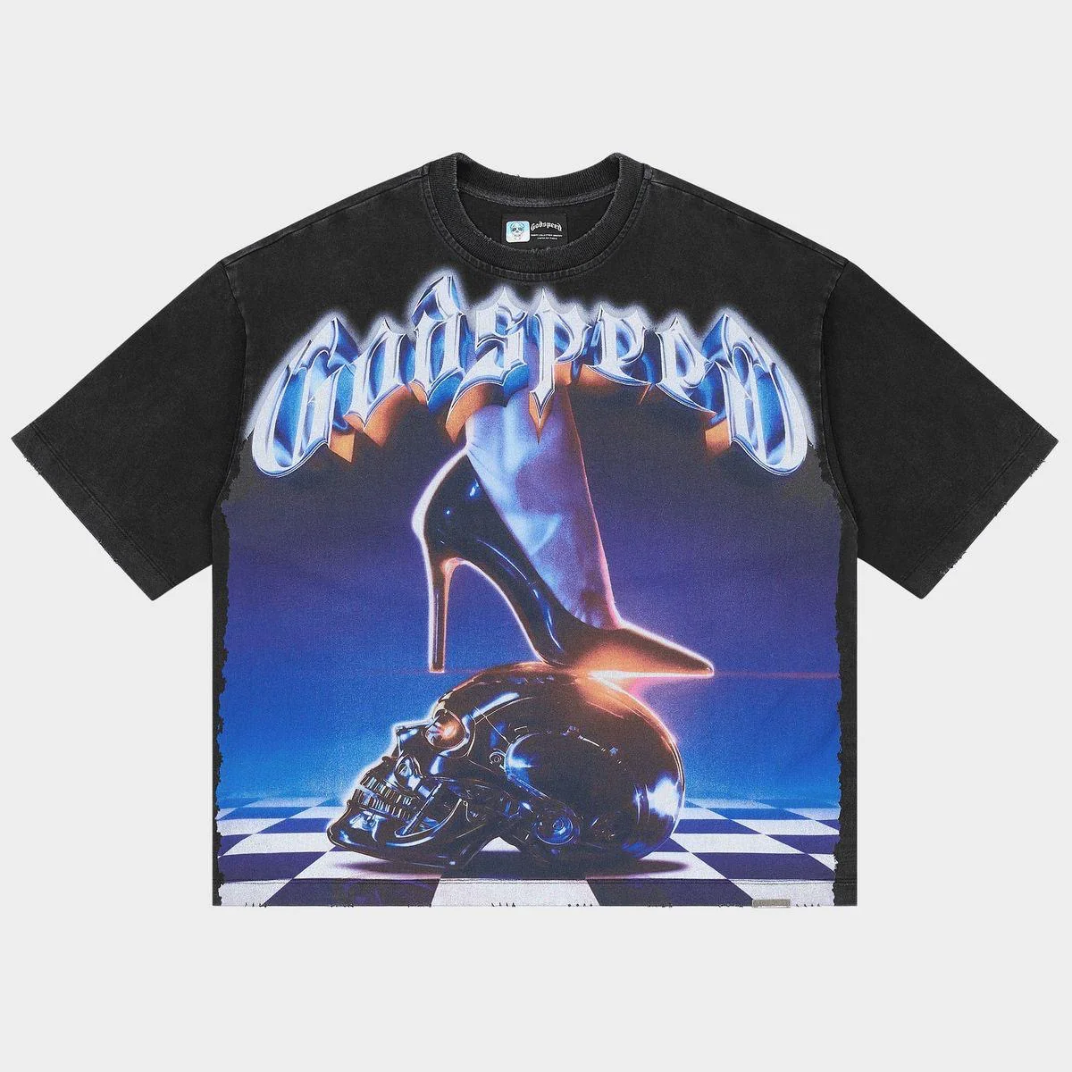 Godspeed “Queen’s Gambit” Black Tee