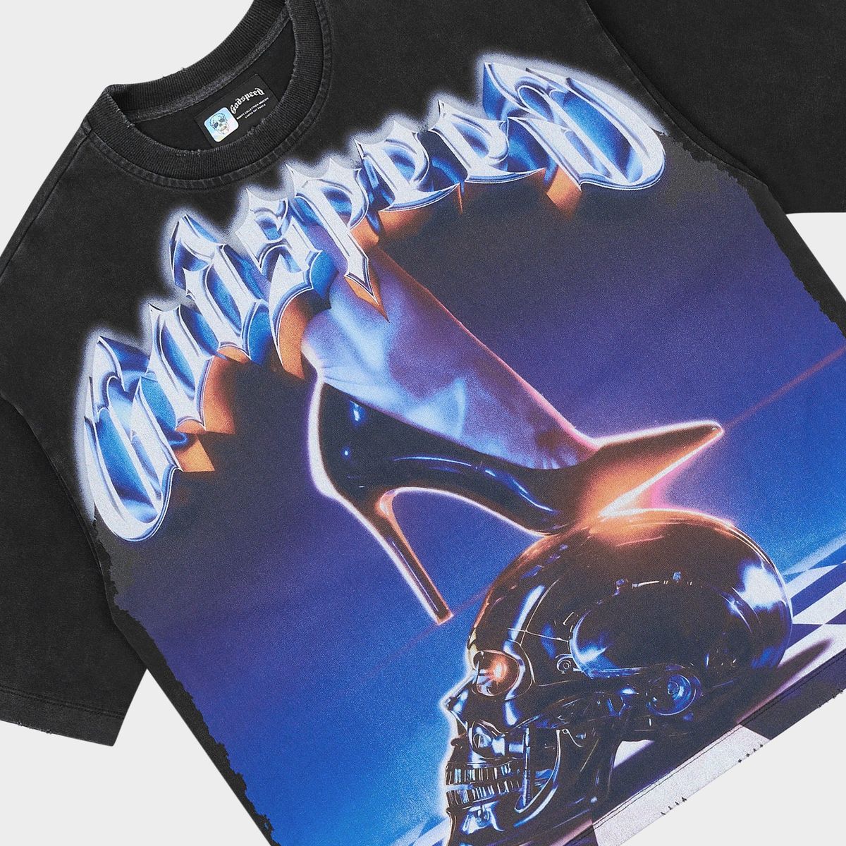 Godspeed “Queen’s Gambit” Black Tee - Image 2