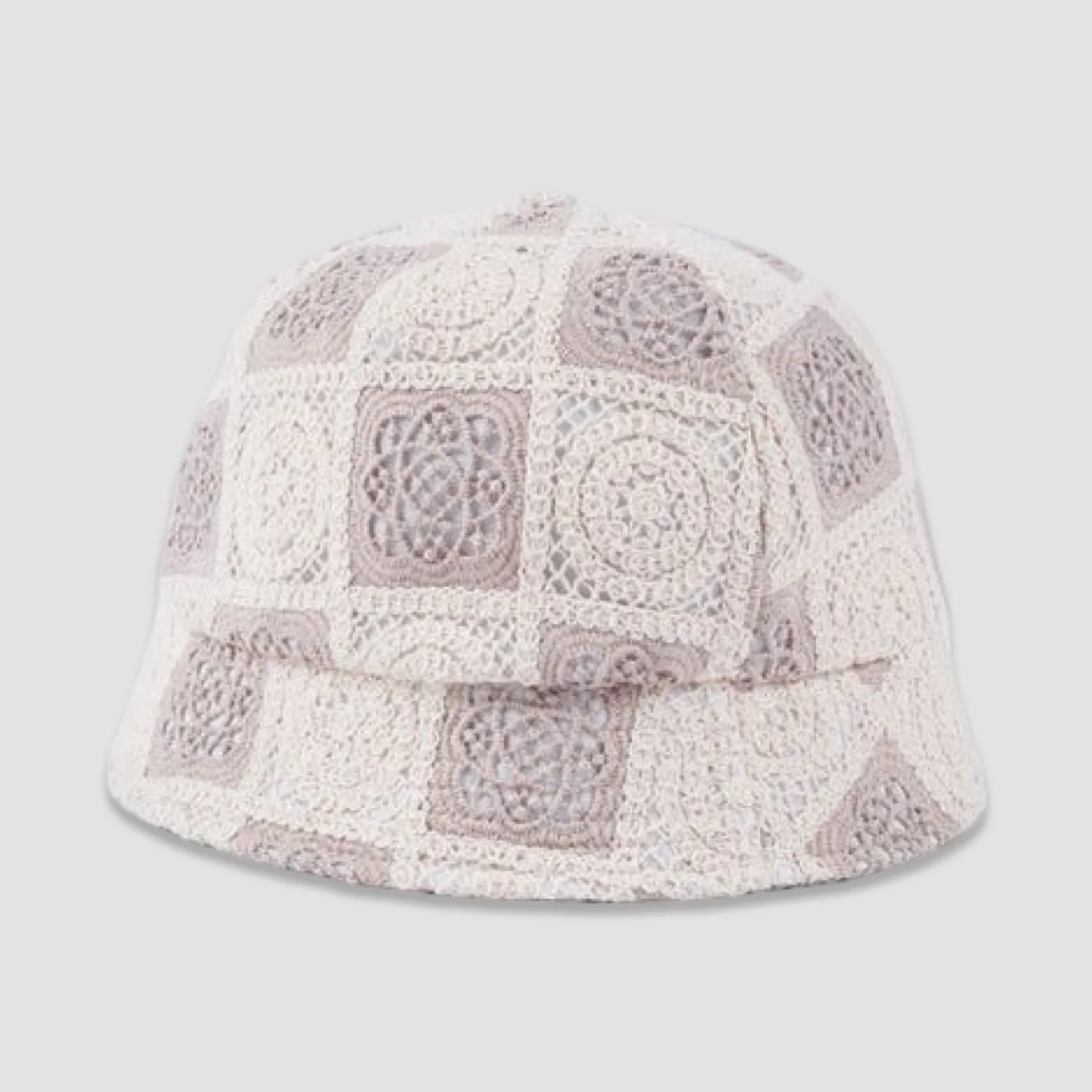 Hideout “Flower Pattern Crochet” Bucket Hat