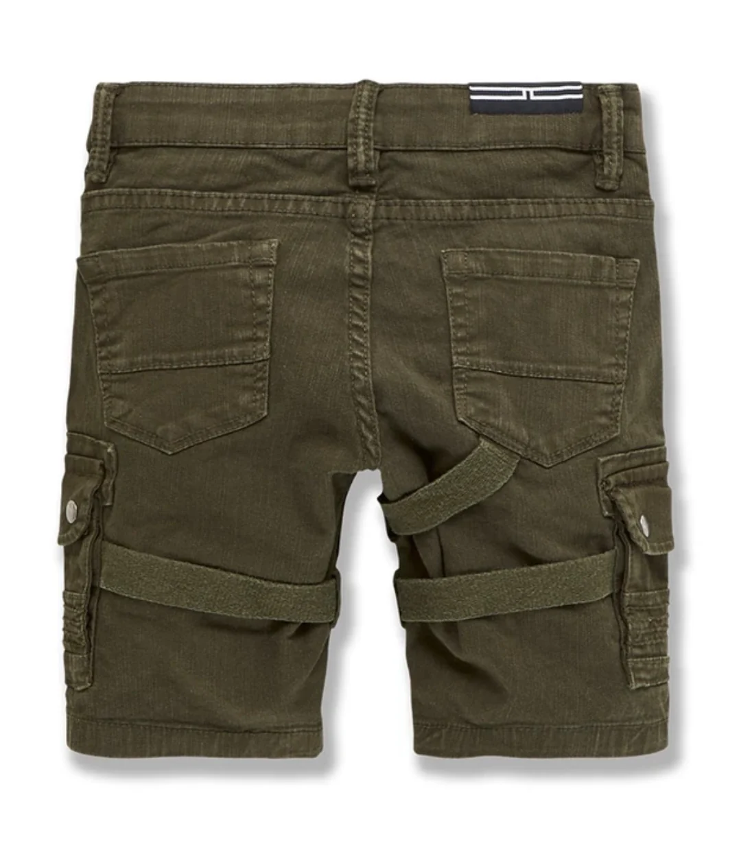 Jordan Craig Kids Army Green Cargo Shorts - Image 2