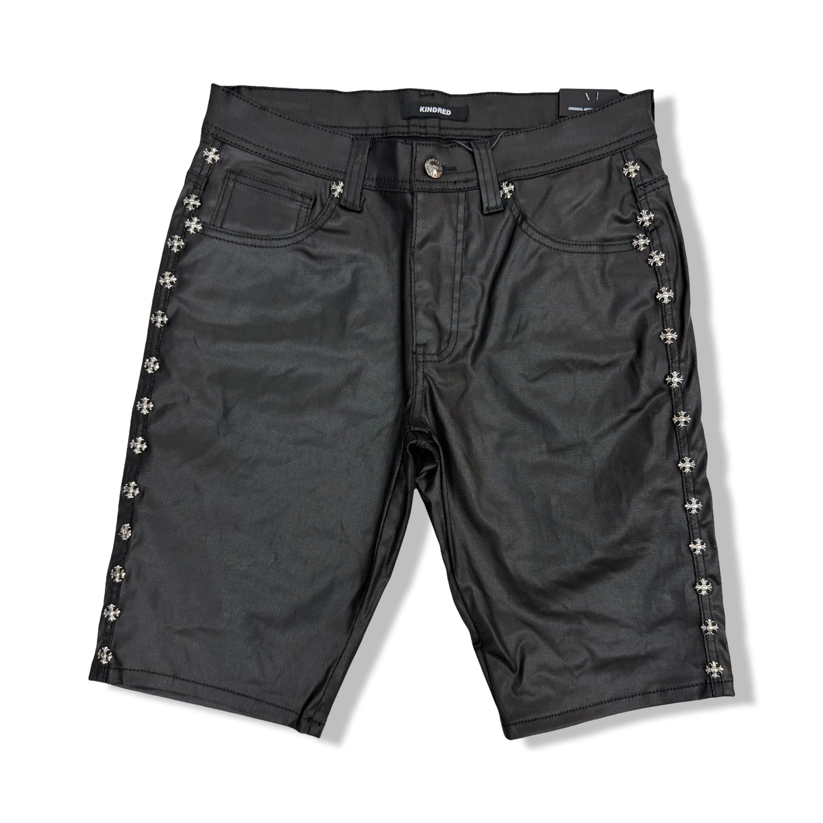 Kindred “Chrome” Black Wax Jorts