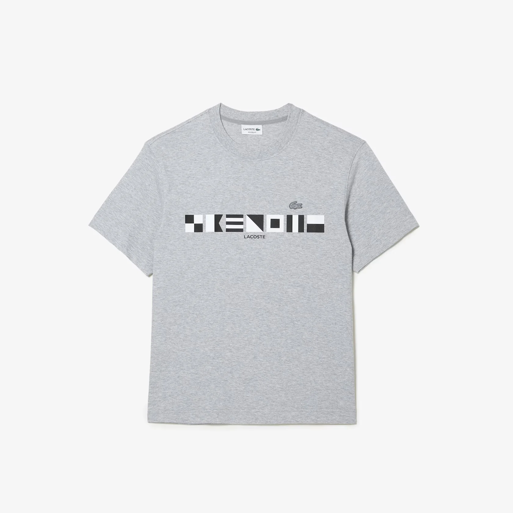 Men’s Relaxed Fit Print Tee (Grey)