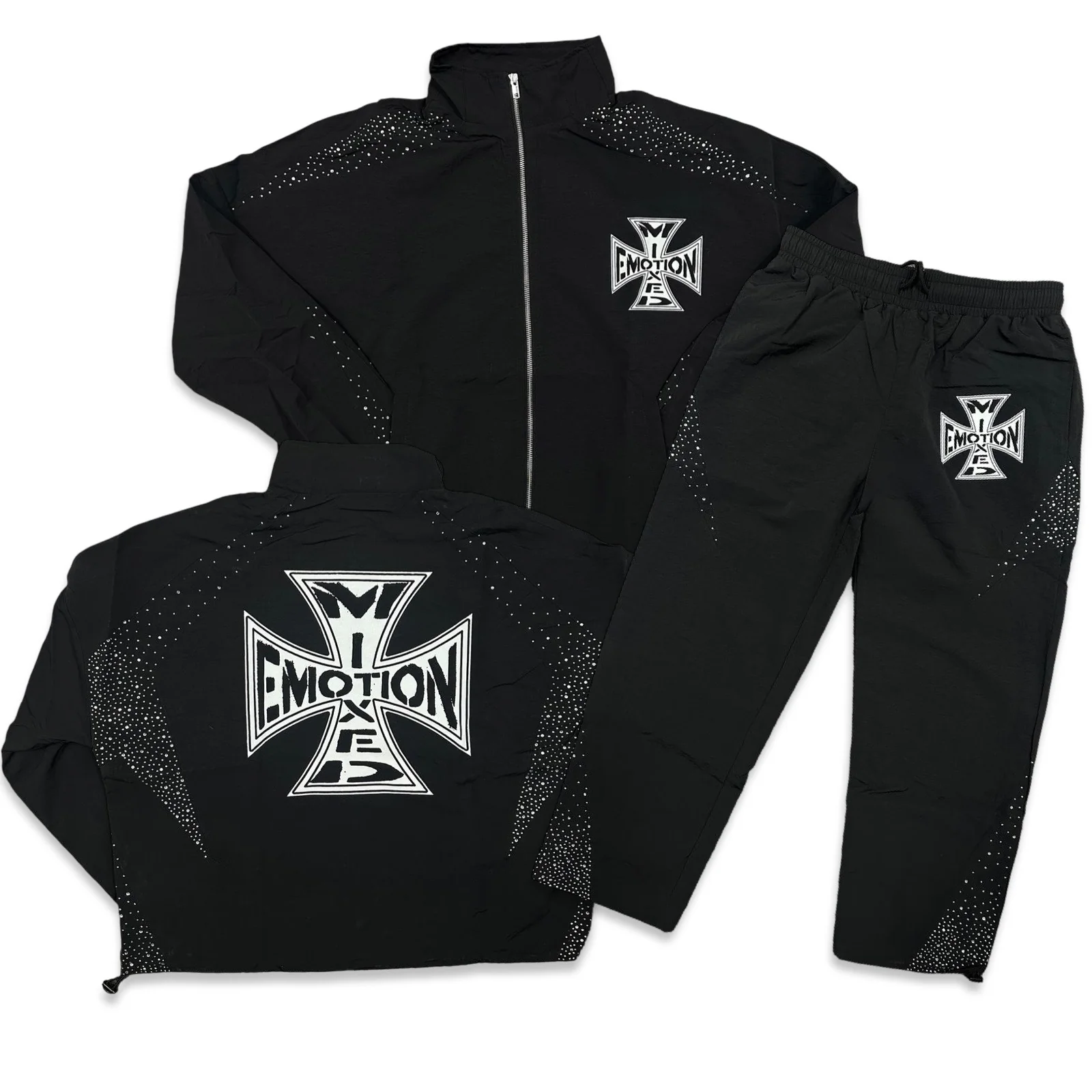 Mixed Emotion “Classic” Black Nylon Set