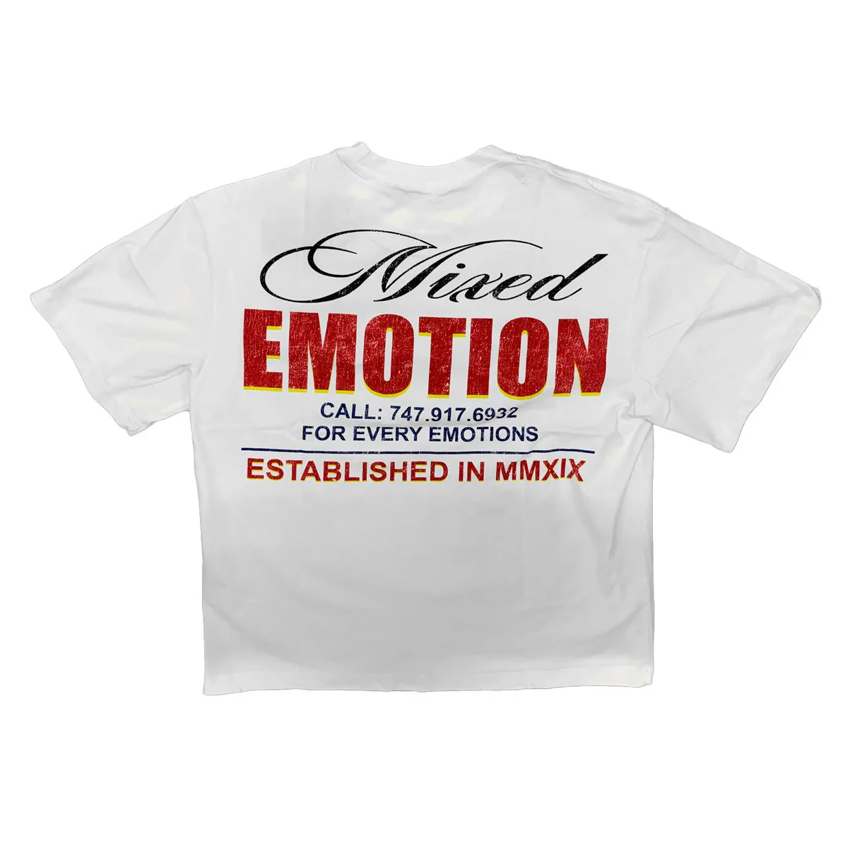Mixed Emotion “Lottery” White Tee - Image 2