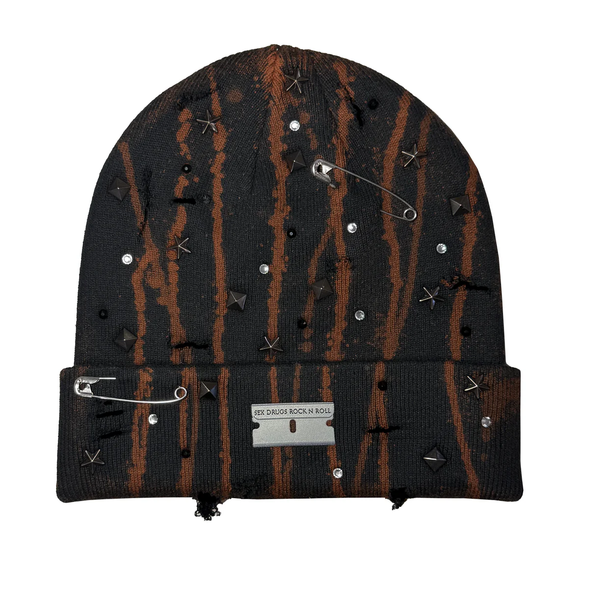 November Reine “Pins” Distress Beanie