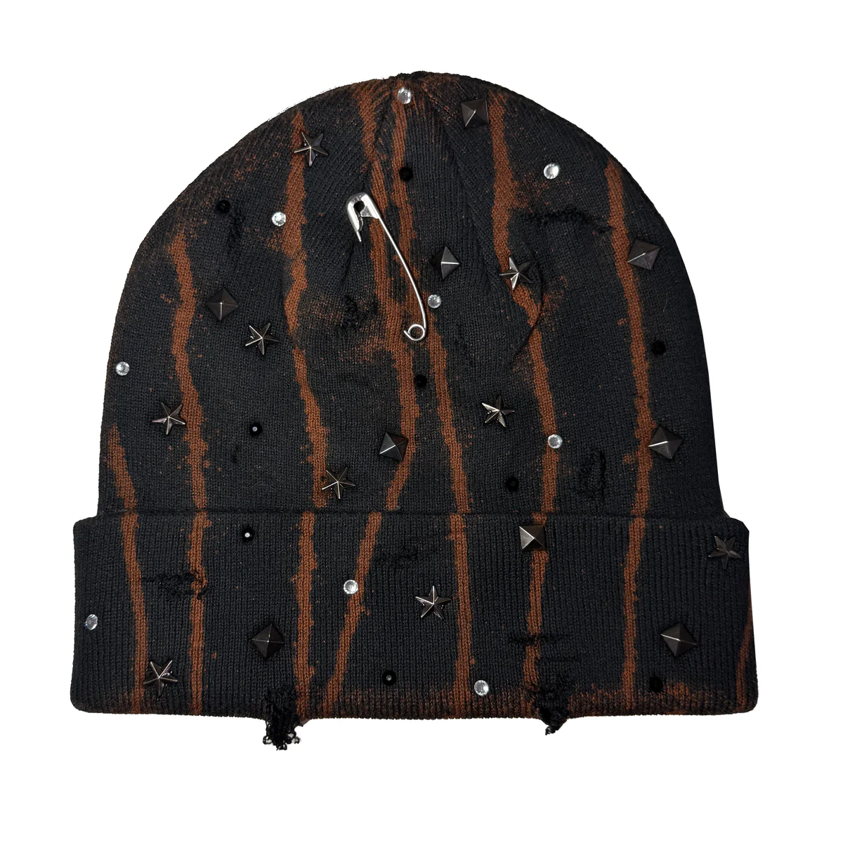 November Reine “Pins” Distress Beanie - Image 2