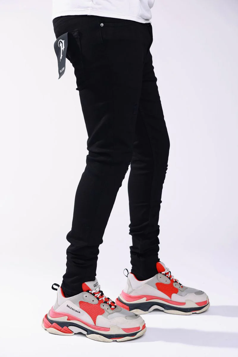Pali “Dark Black” Wash Jeans (PL011) - Image 2