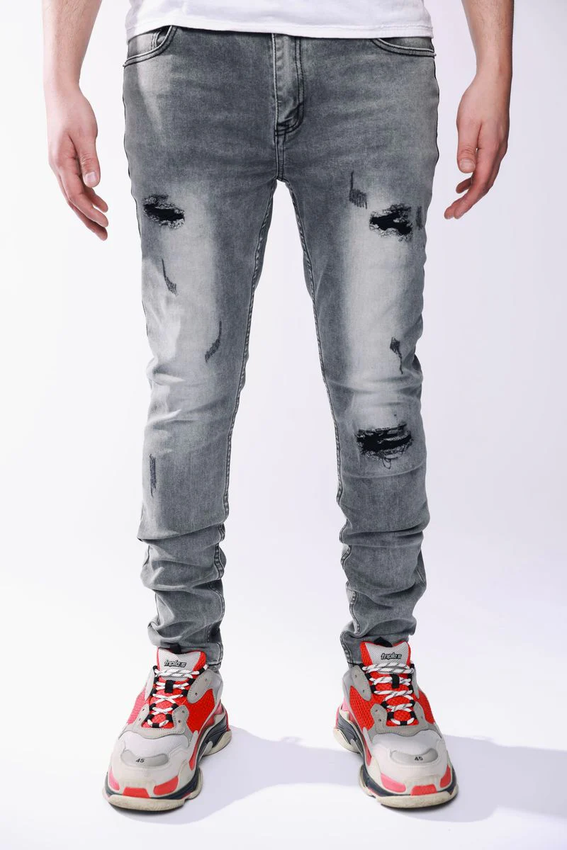 Pali Dark Grey Wash Jeans (PL002)