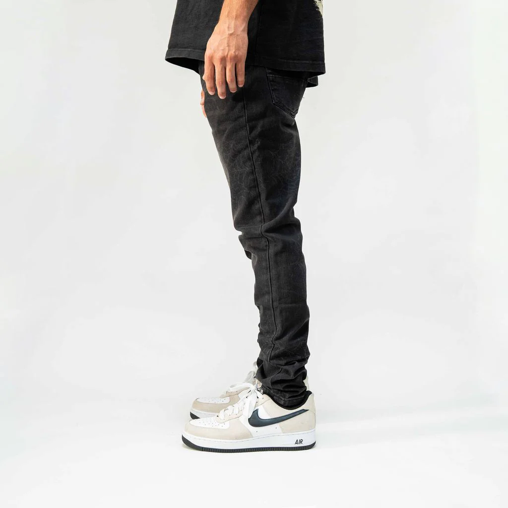 Pali “Skull” Fade Black Jeans - Image 2