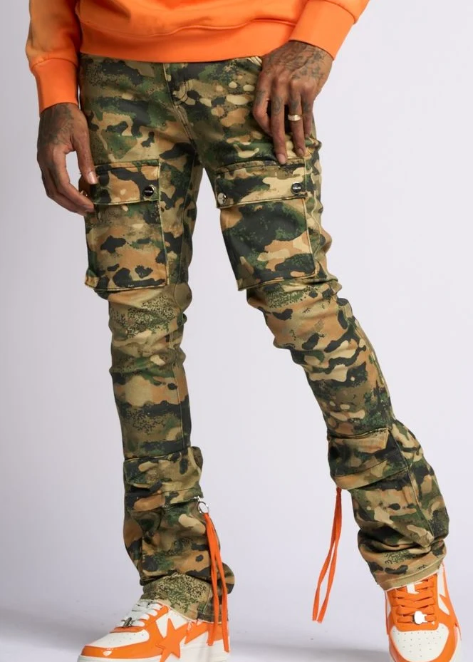 Pheelings “Better Days” Stacked Cargo Jeans