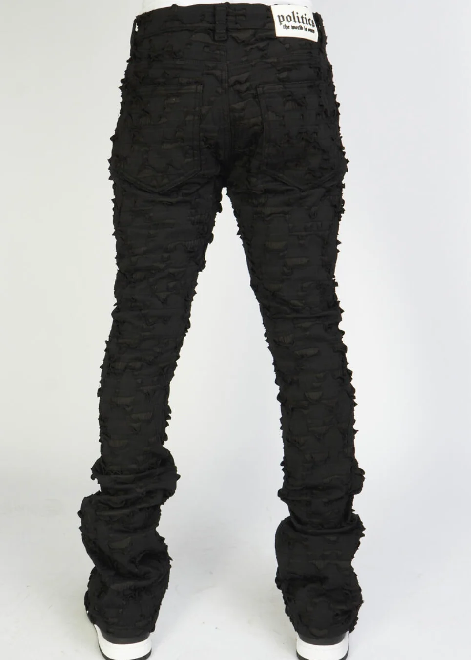 PLTKS Lucas Shredded Stacked Jeans - Image 2