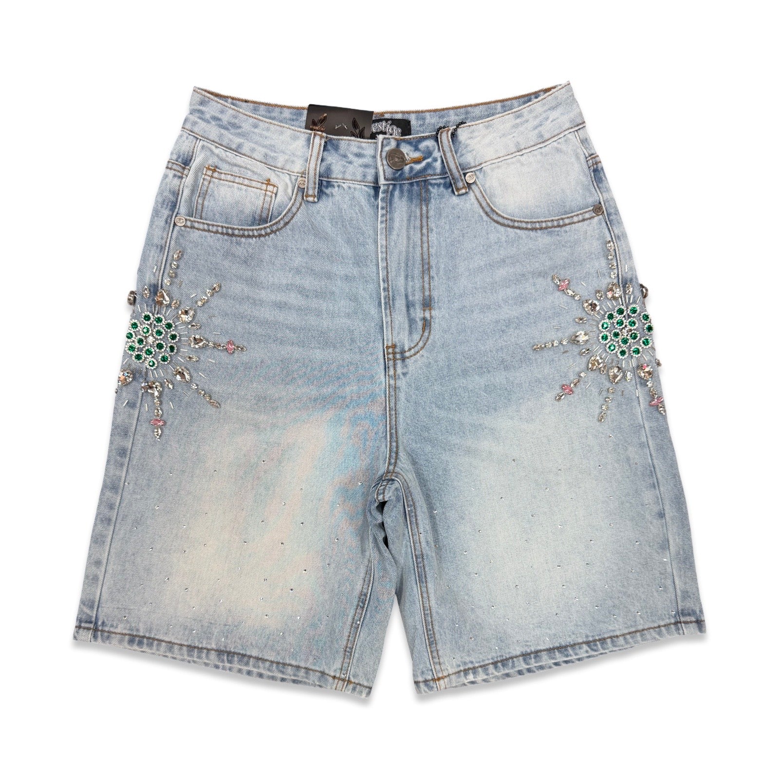 Prestige “Emerald” Blue Wash Shorts