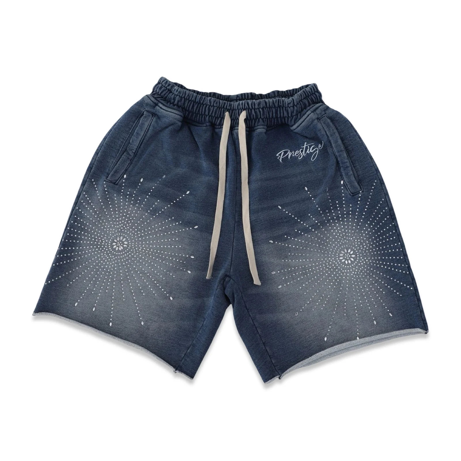Prestige “Star Rhinestone” Blue Shorts