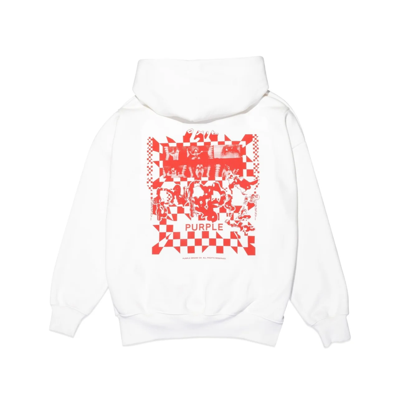 Purple Brand Fleece Flag Hoodie