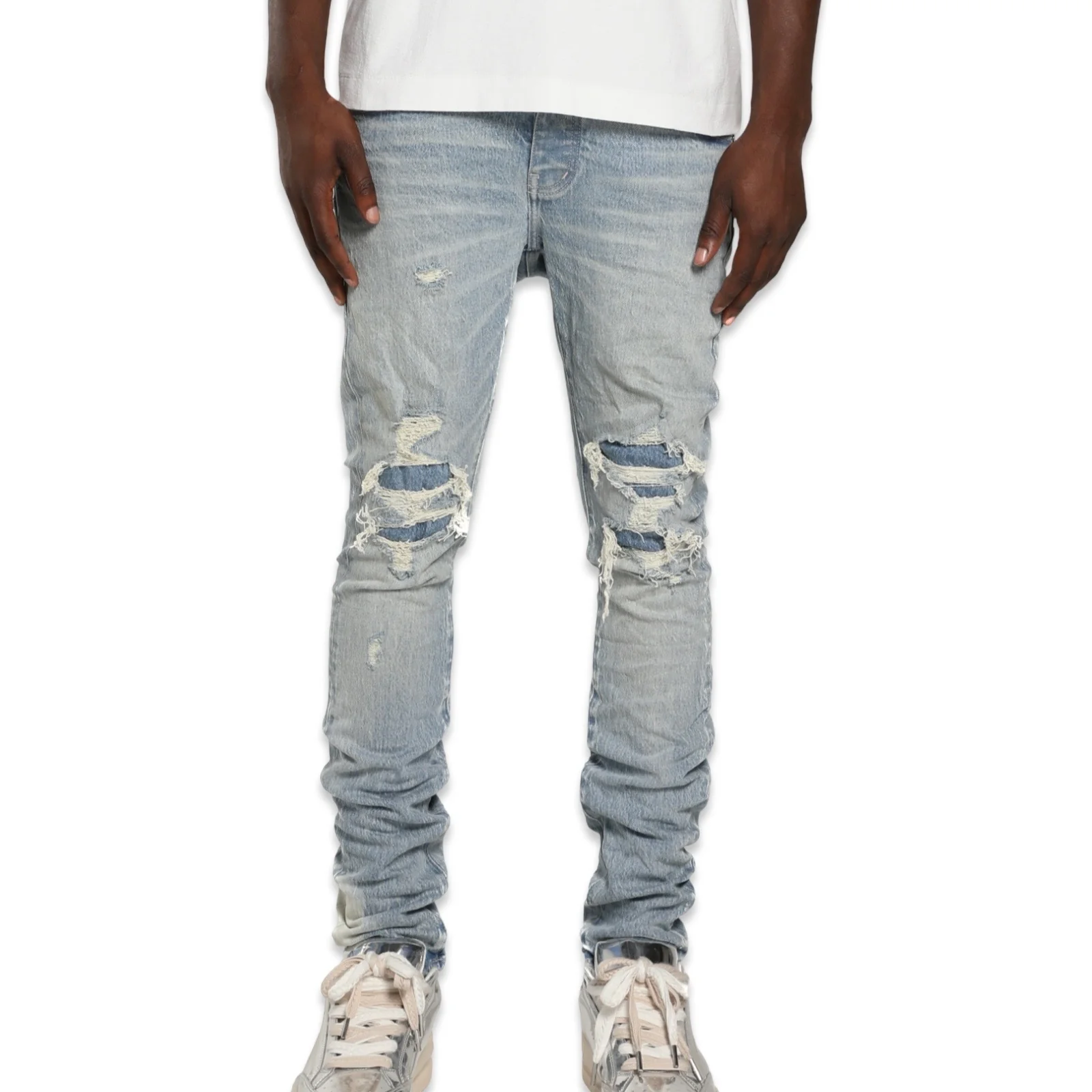 Purple Brand “Garda Repairs” Jeans - Image 2