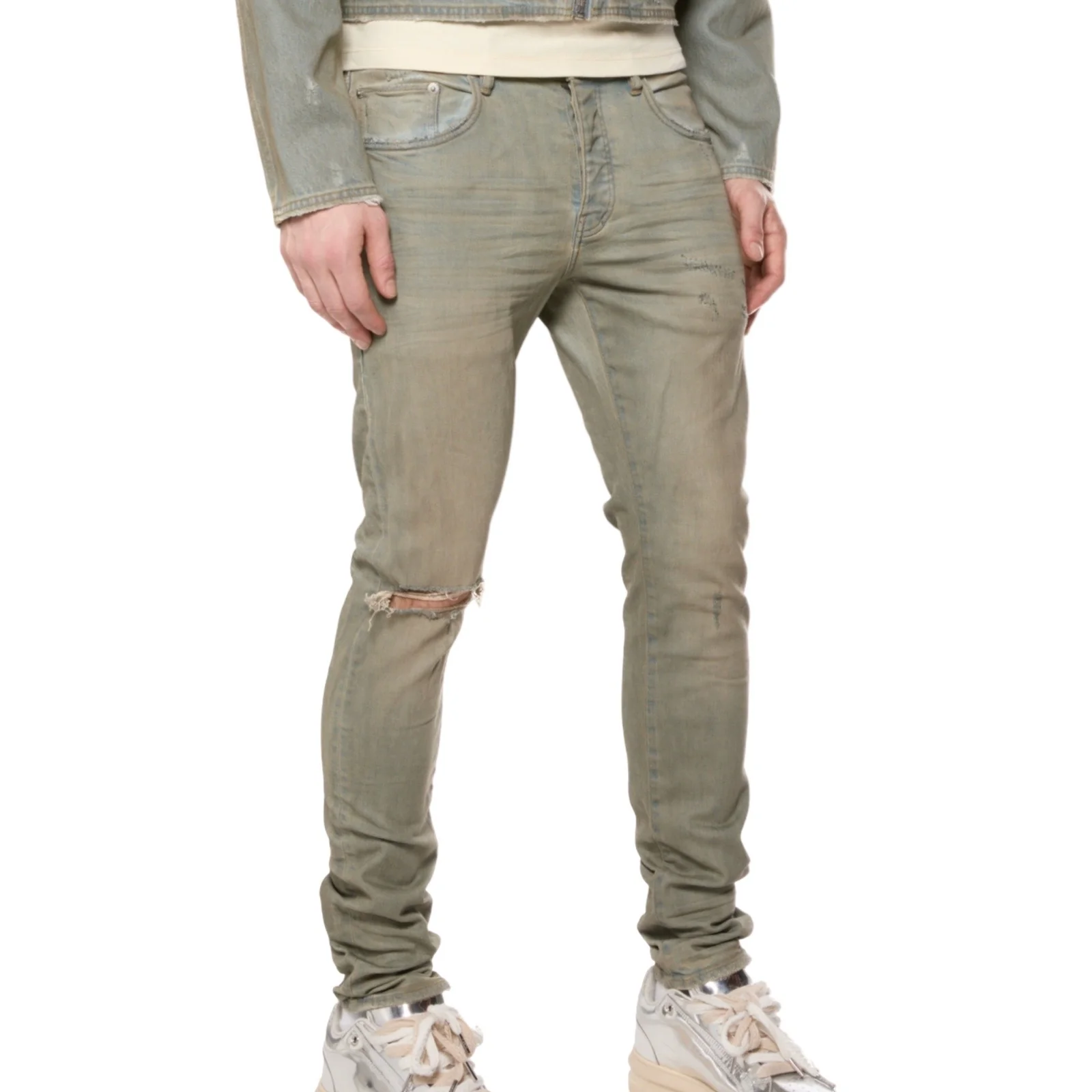 Purple Brand “Light Dirty Wax” Jeans - Image 3