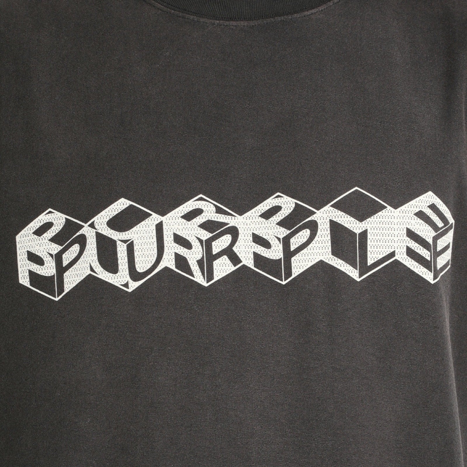 Purple Brand “Monogram” Black Wash S/S Tee - Image 3