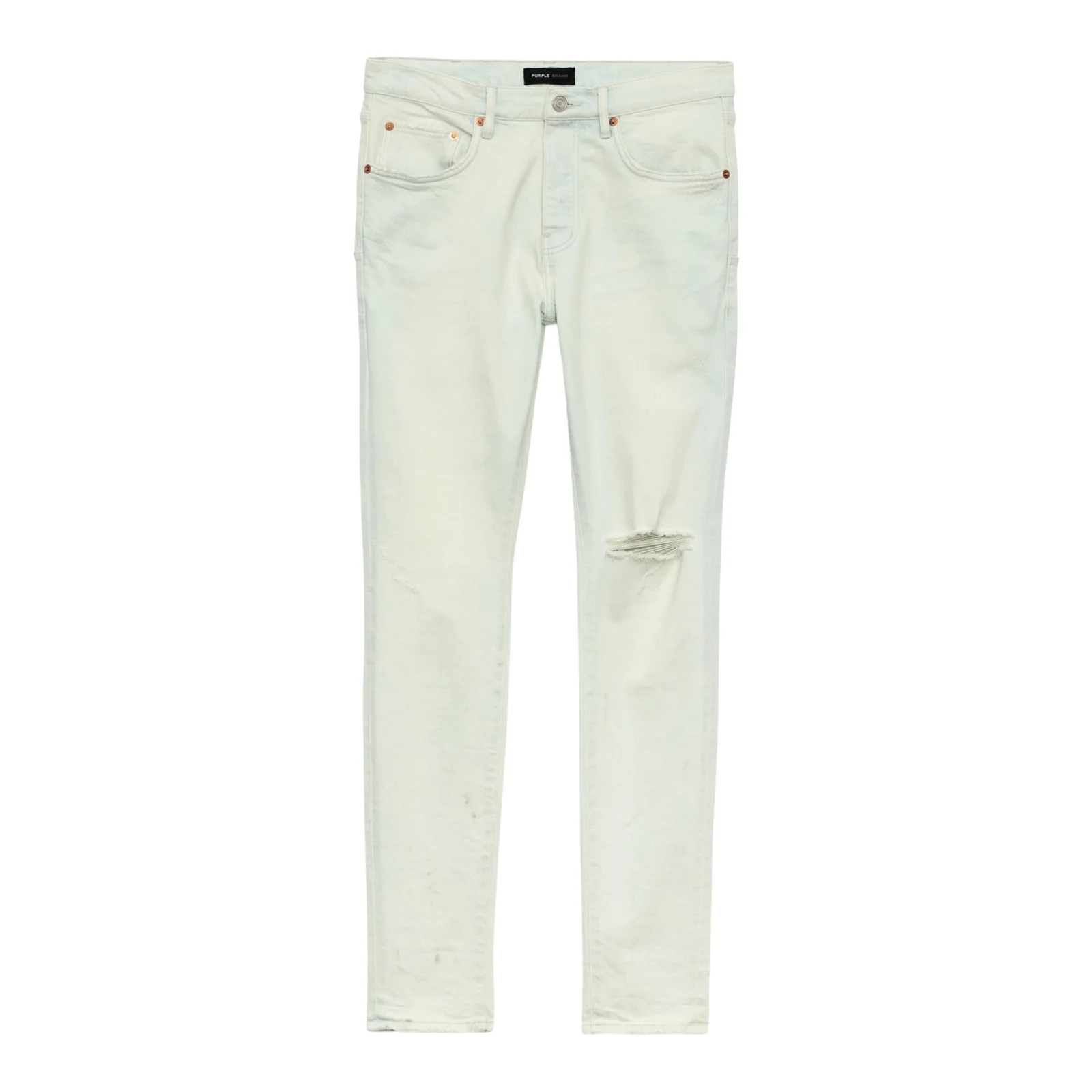 Purple Brand Vintage Knee Light Indigo Blowout Jeans