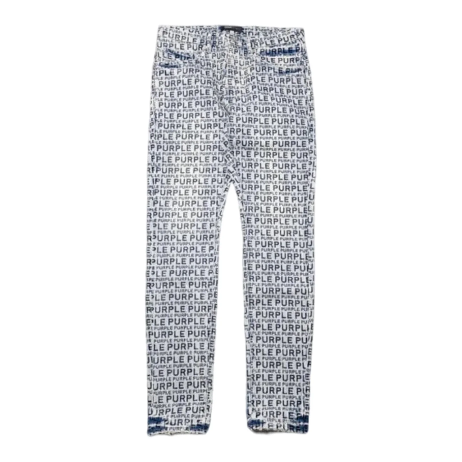 Purple Brand Wordmark Flock Jeans