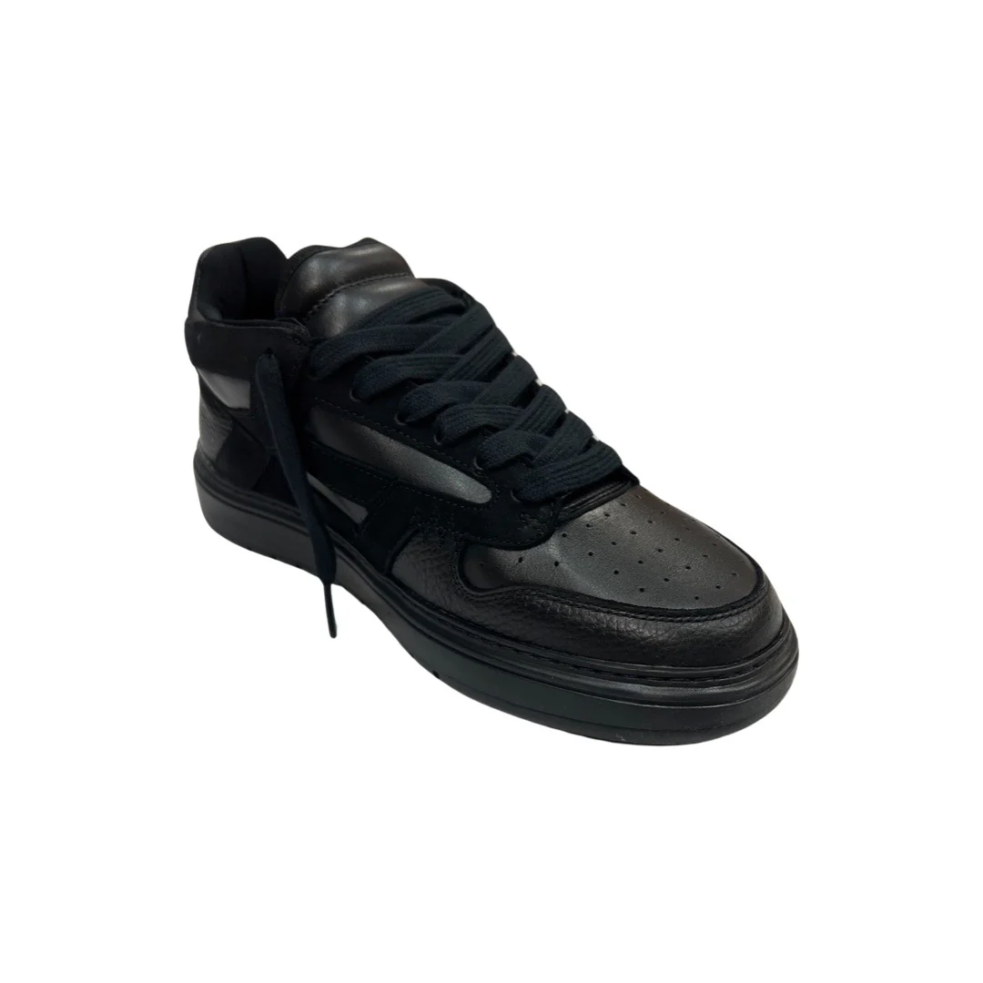 Represent Reptor Low Triple Black Sneakers - Image 2