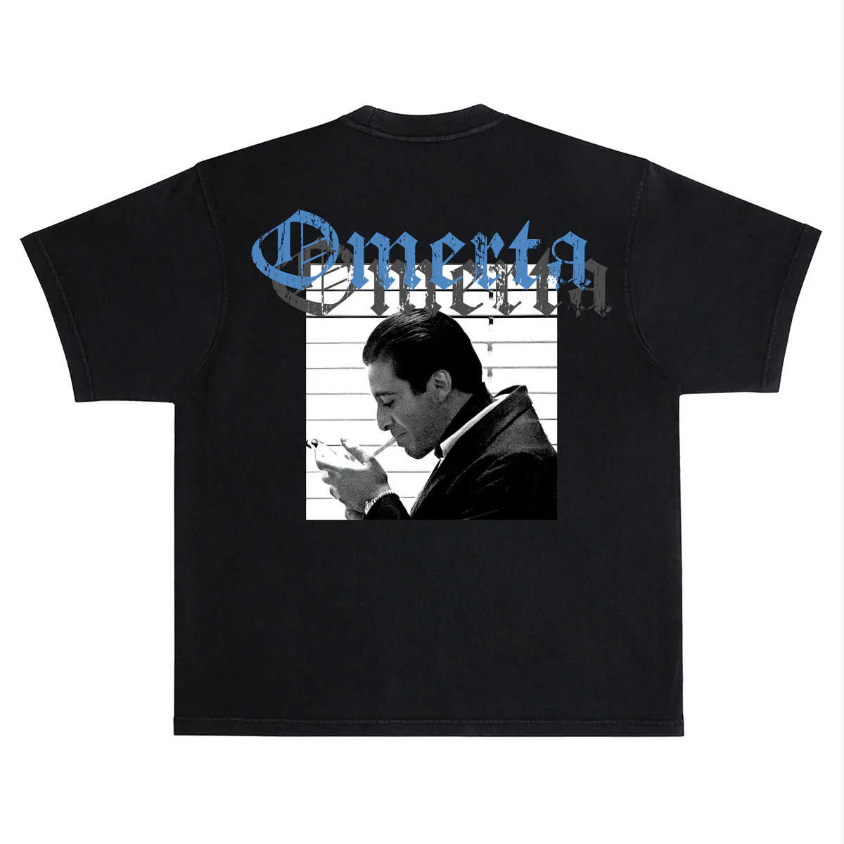 Rich Idols “Michael Corleone” Black/Blue Tee - Image 2
