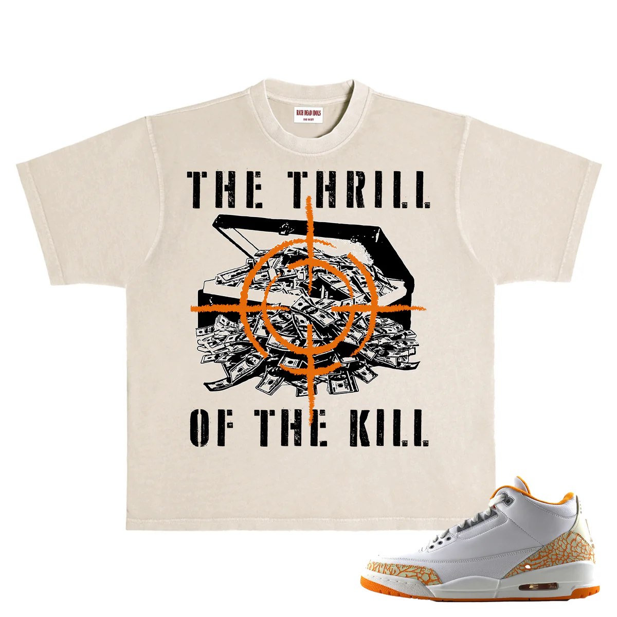 Rich Idols “The Thrill” Tan Tee