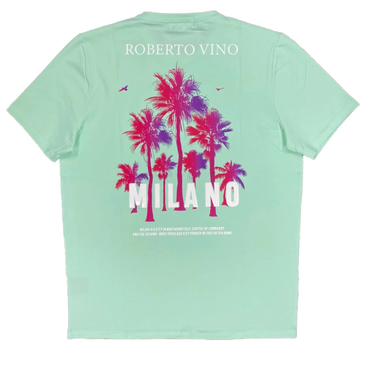 Roberto Vino Tech Milano Palm Tee (Mint)