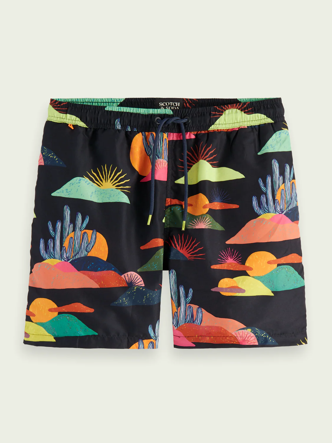 Scotch&Soda Abel Macias Printed Swim Shorts (166786)