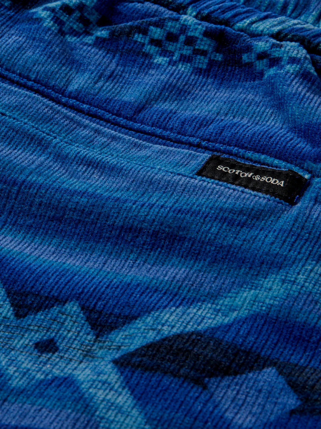 Scotch&Soda Corduroy Short In Blue (169165) - Image 2