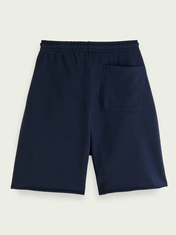 Scotch&Soda Cotton Felpa Shorts (Navy) - Image 2