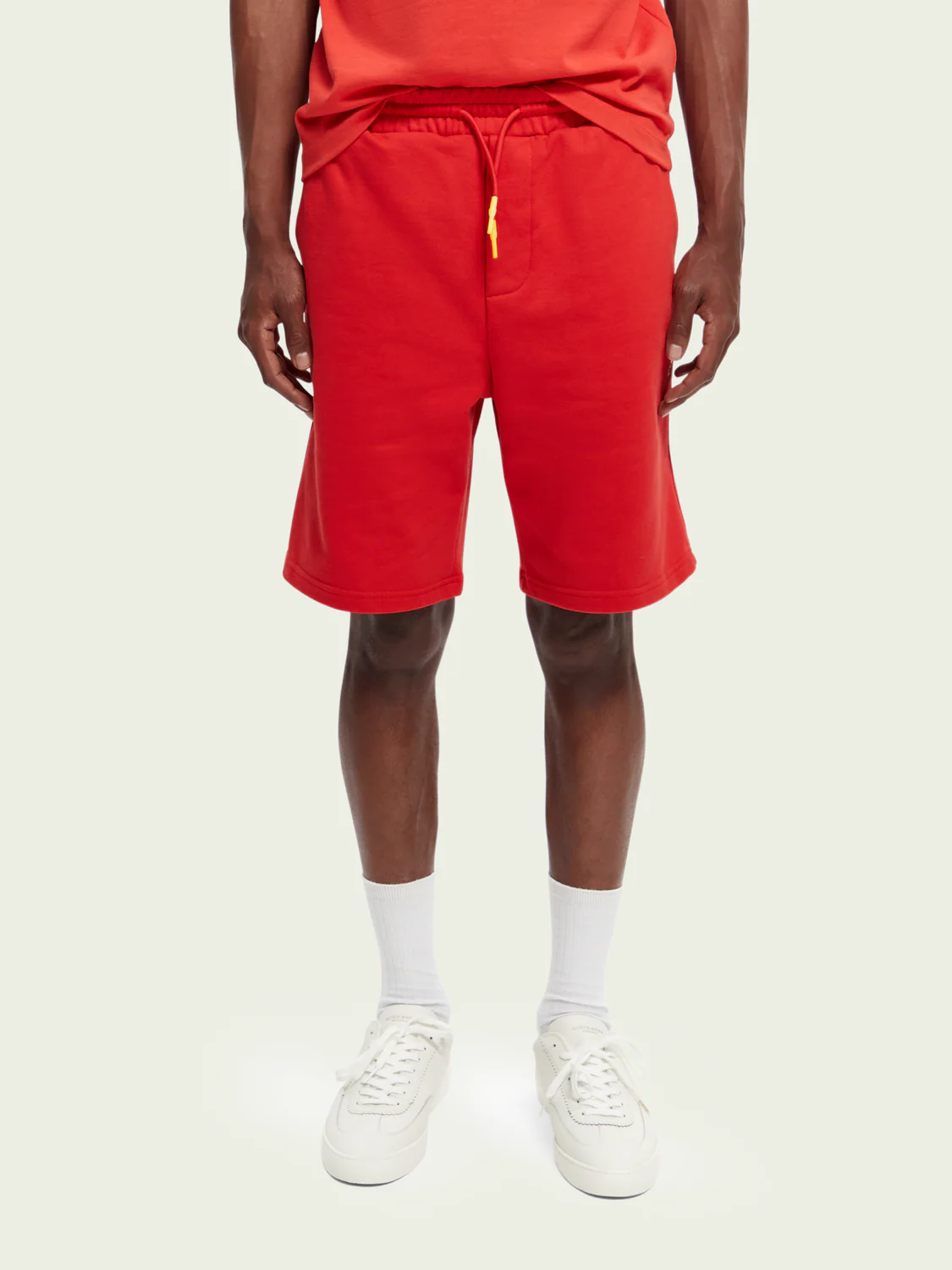 Scotch&Soda Cotton Sweat Short In Red (165951)