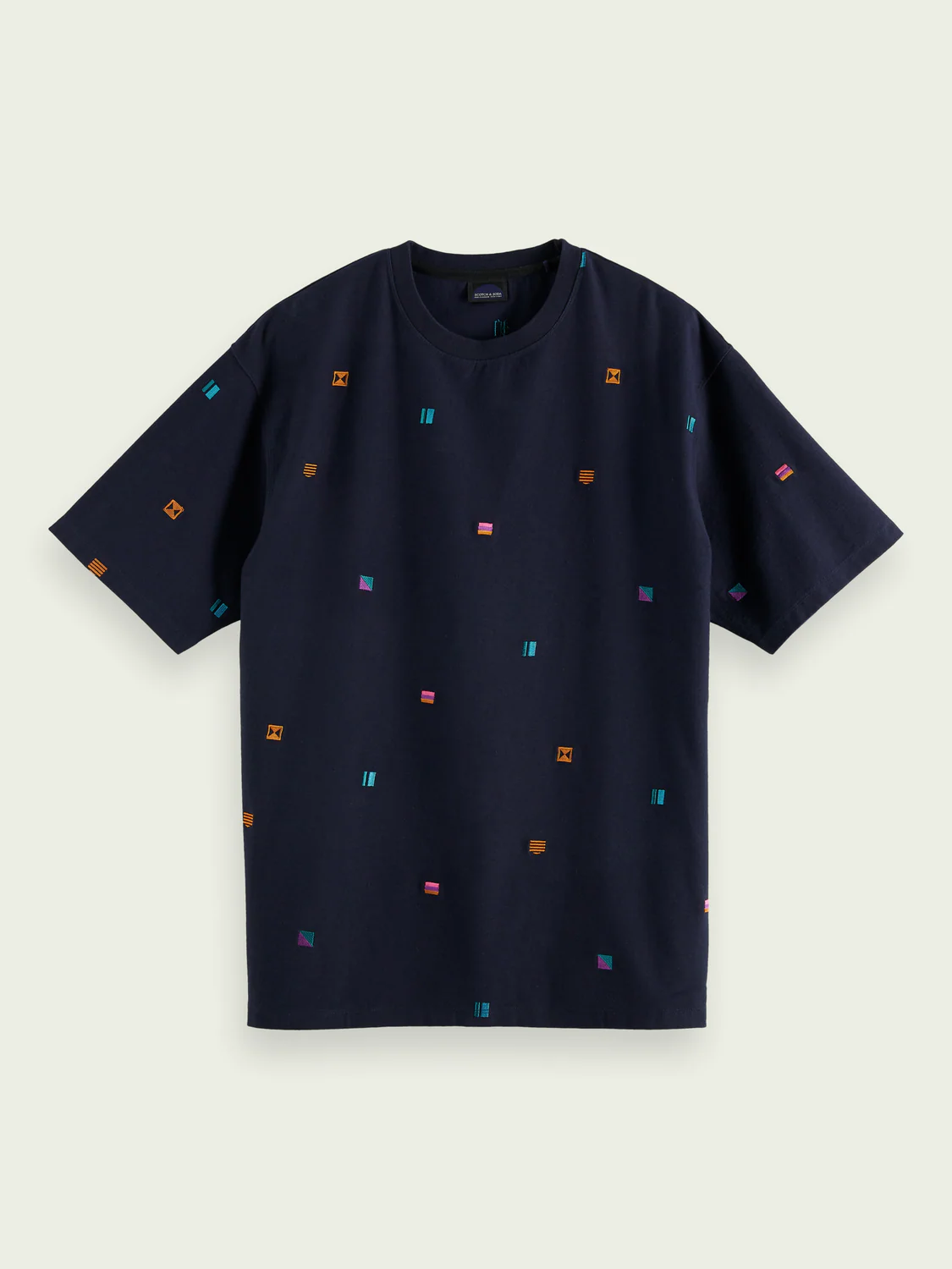 Scotch&Soda Embroidered Tee (Midnight)
