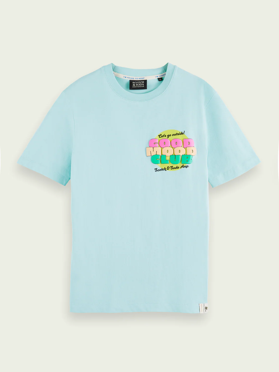 Scotch&Soda Graphic Tee In Seafoam (165926)