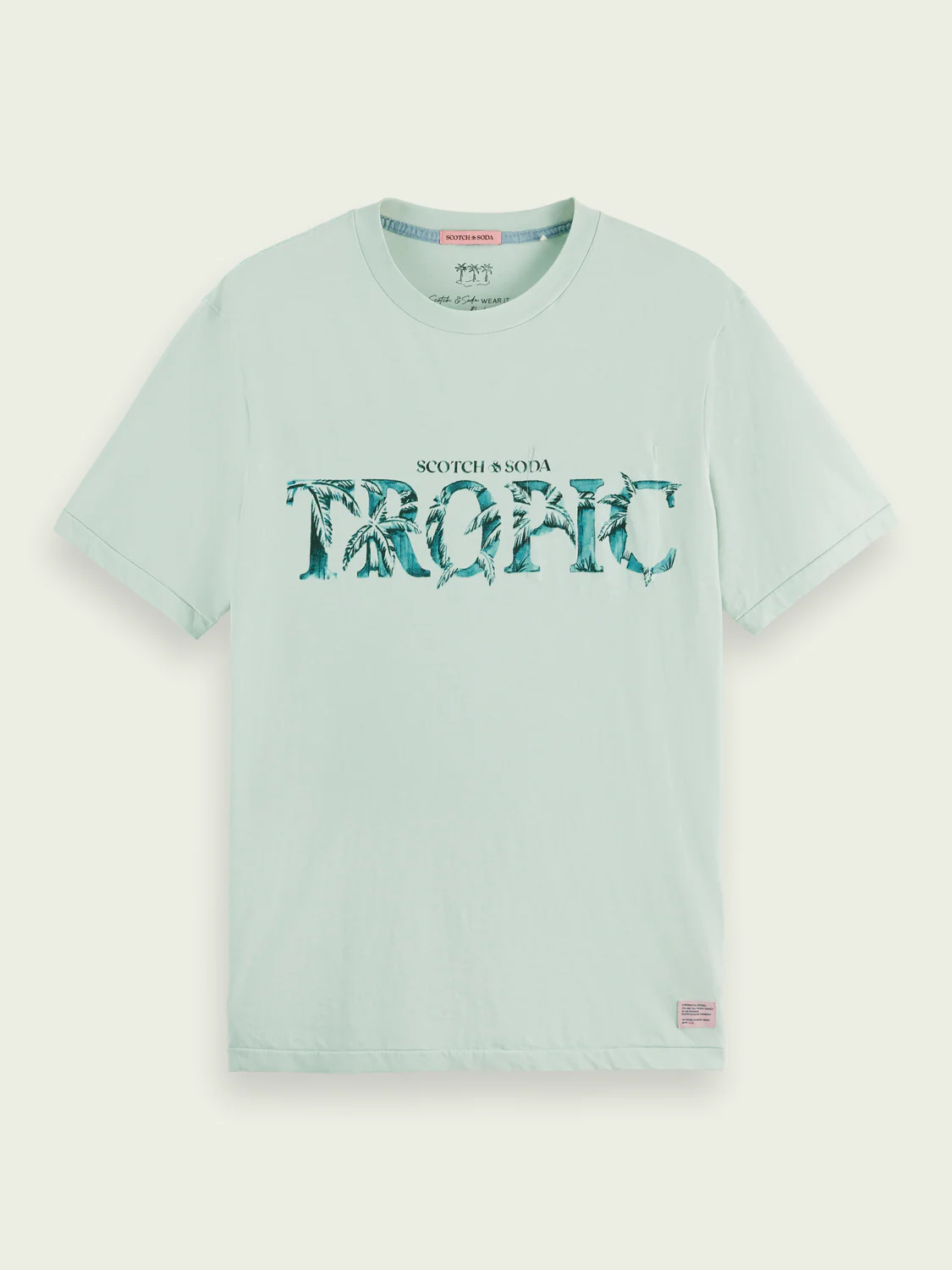 Scotch&Soda Inside Pocket Tee In Mint (166070)