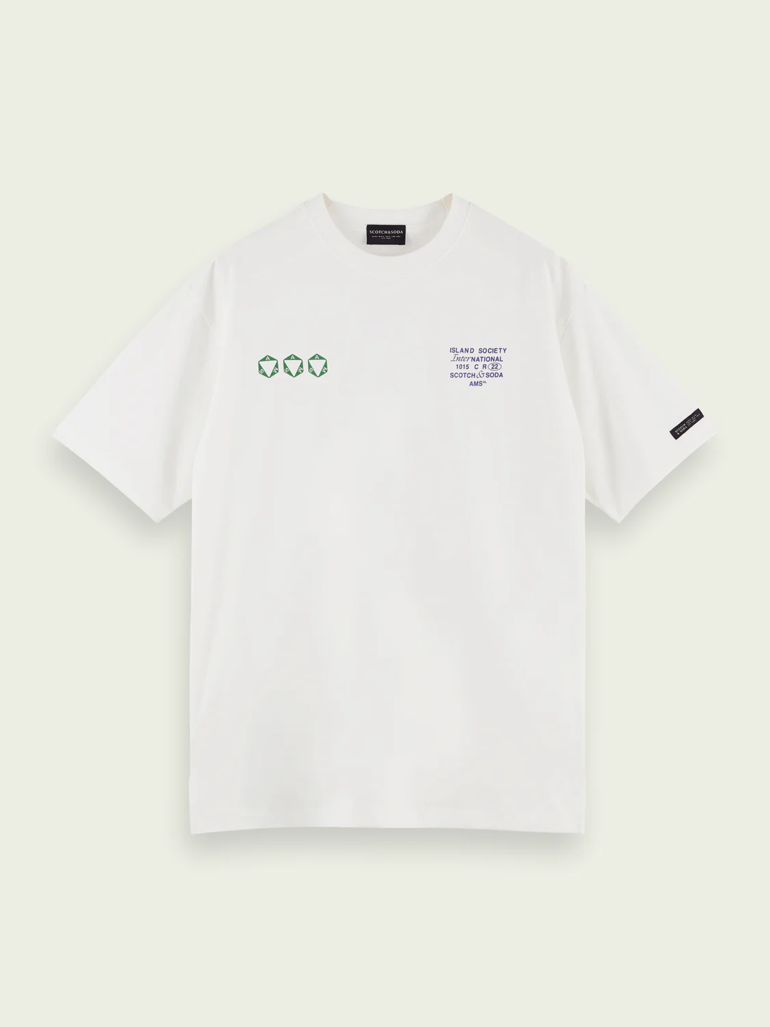 Scotch&Soda Logo Graphic Tee (White)