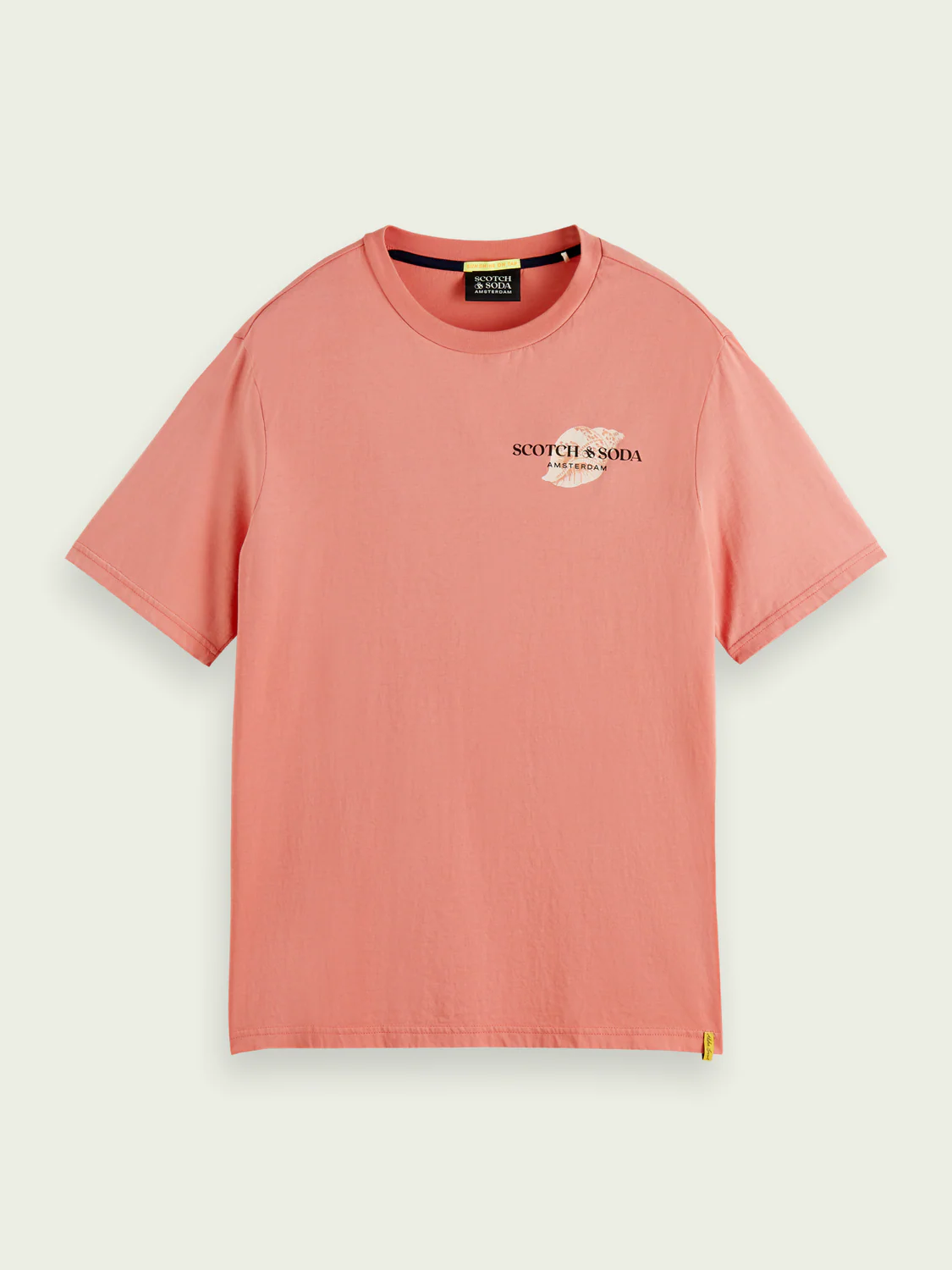 Scotch&Soda Organic Graphic Tee In Vulcano (166652) - Image 2