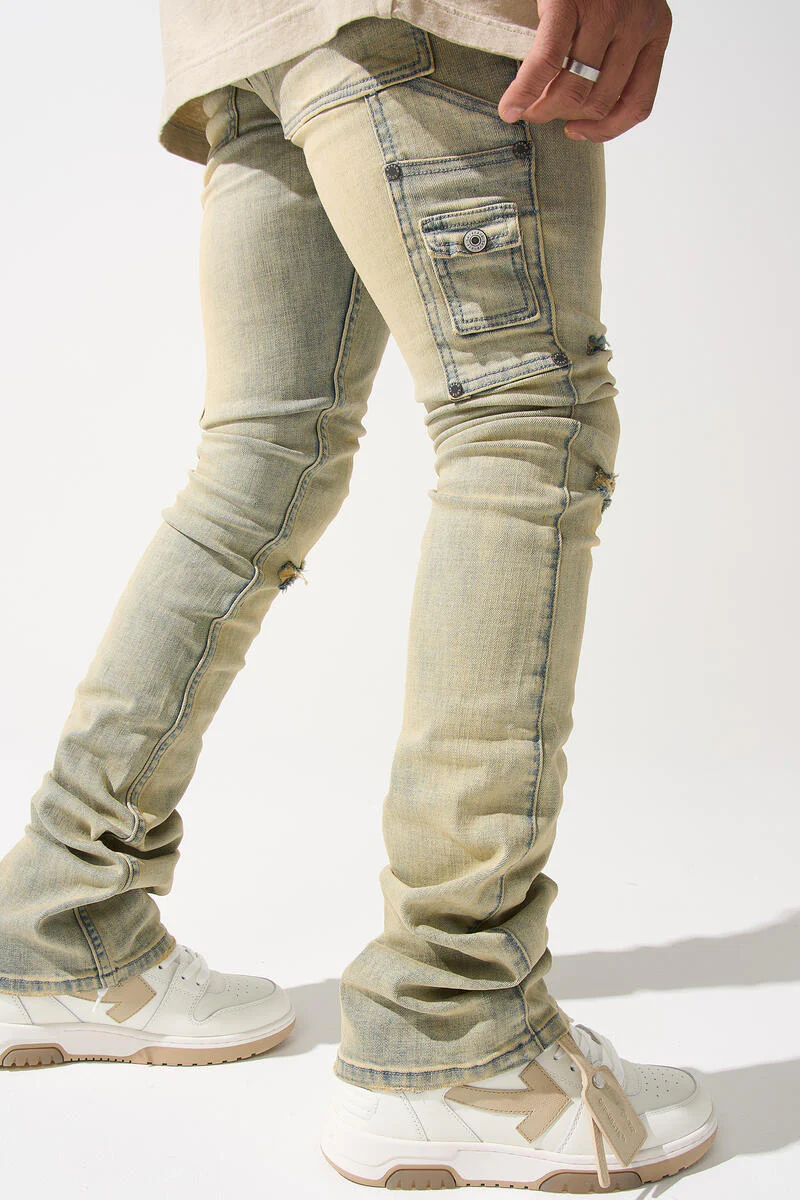 Serenede “Cedar” Earth Stacked Jeans - Image 2