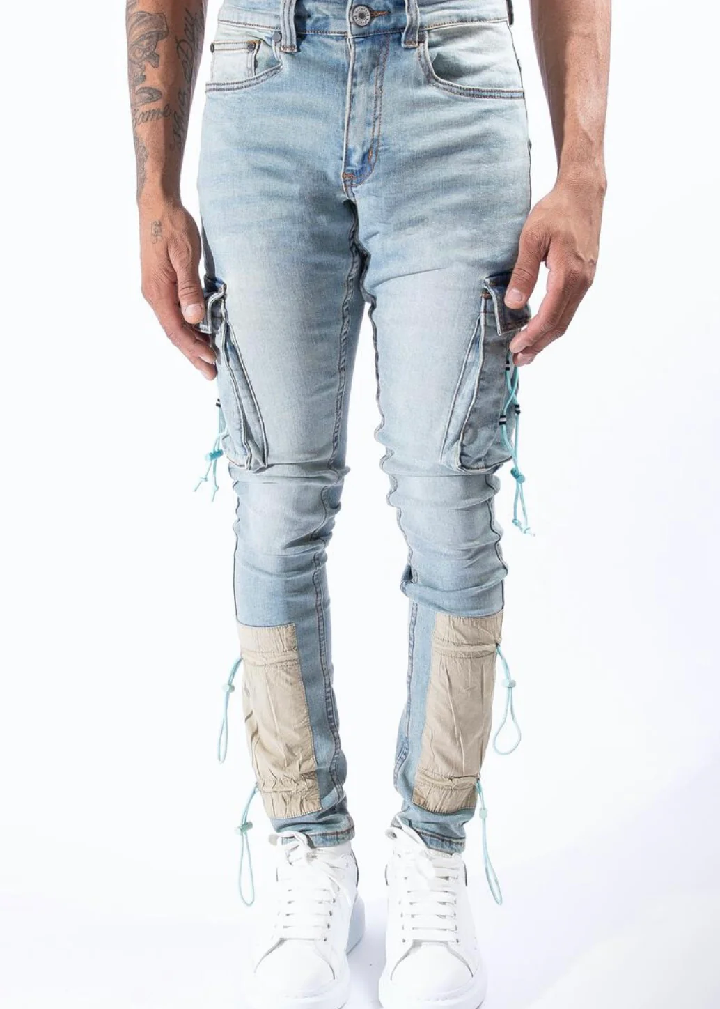Serenede “Cyber Cloud” Cargo Jeans - Image 2