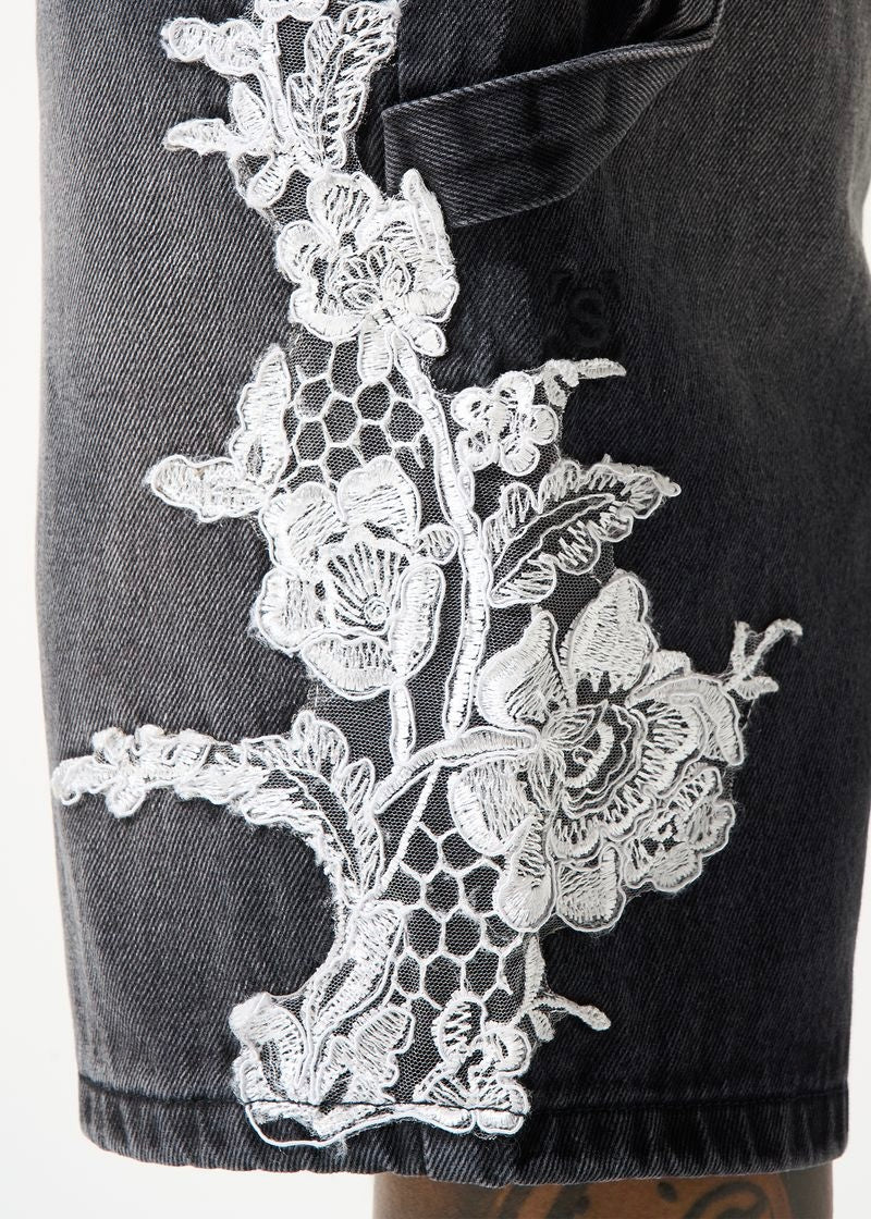 Serenede “Growth” Black Denim Shorts - Image 2